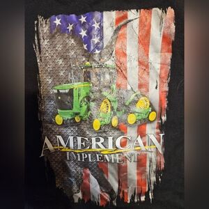 John Deere Implement Patriotic Advertising Tee